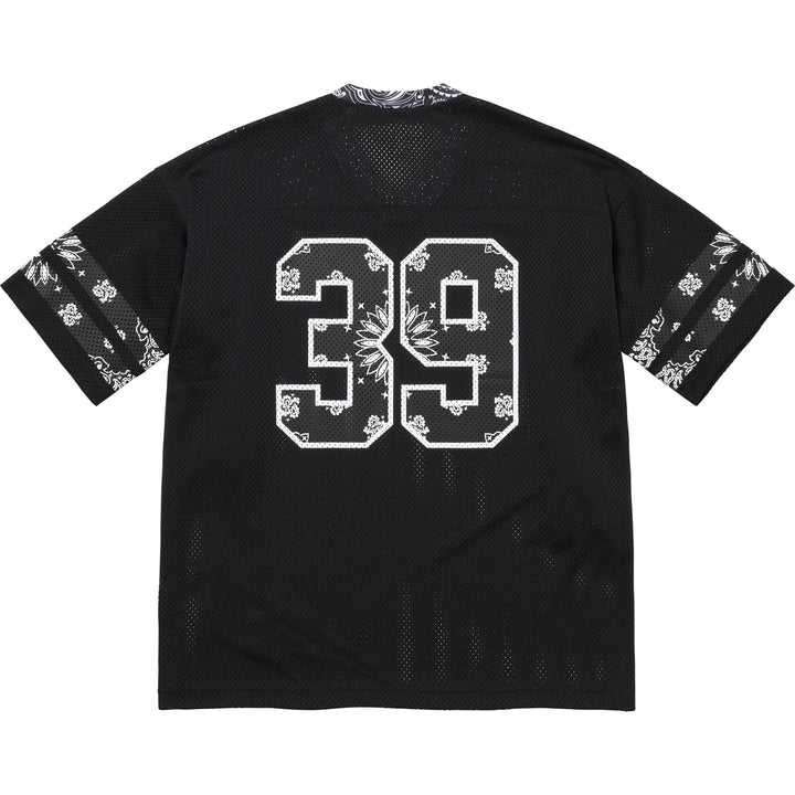 SUPREME BANDANA FOOTBALL JERSEY BLACK