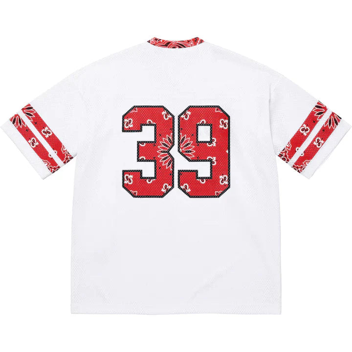 SUPREME BANDANA FOOTBALL JERSEY RED