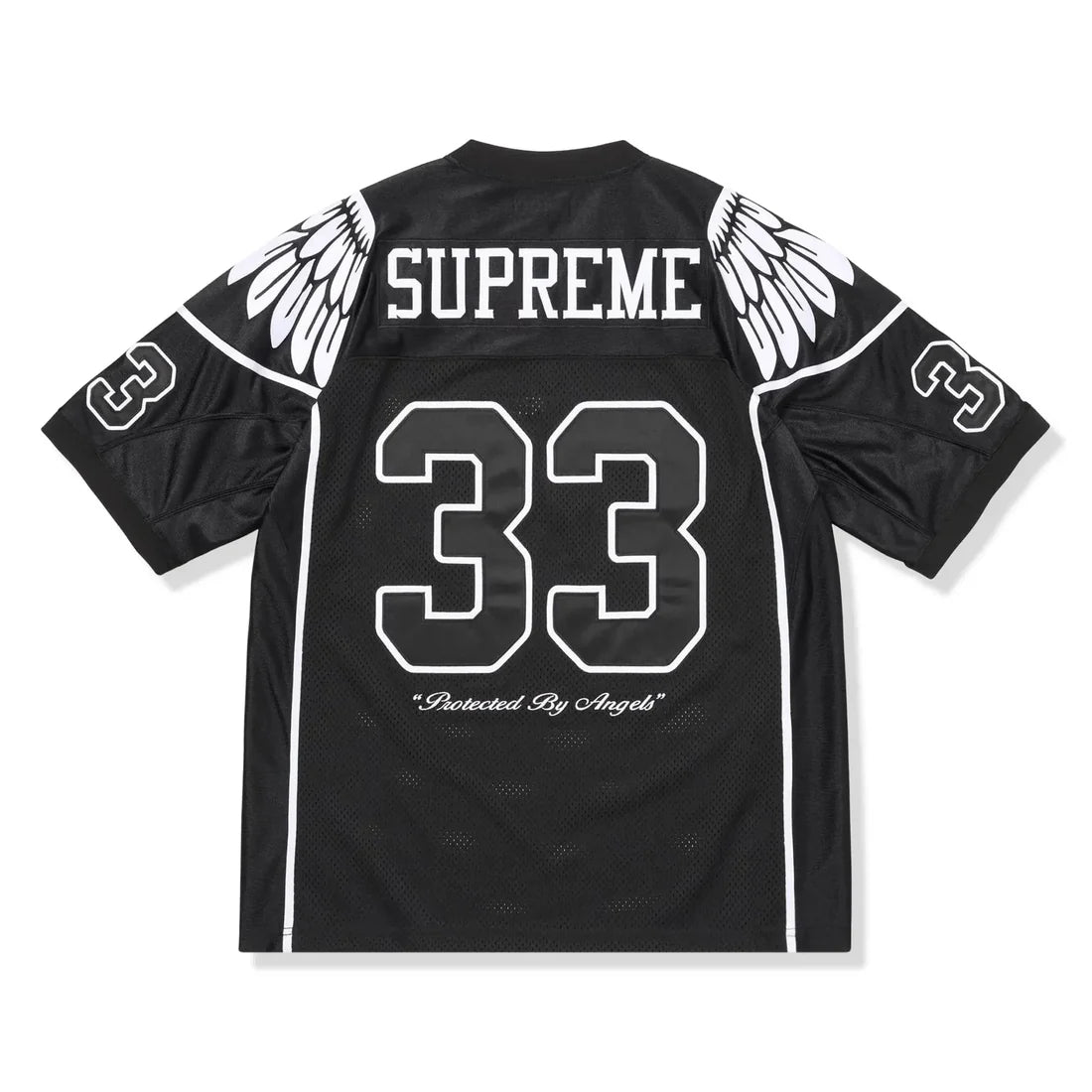 SUPREME WINGS FOOTBALL JERSEY BLACK