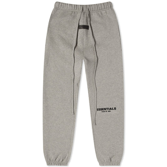 FEAR OF GOD ESSENTIALS LOGO SWEAT PANT DARK OATMEAL