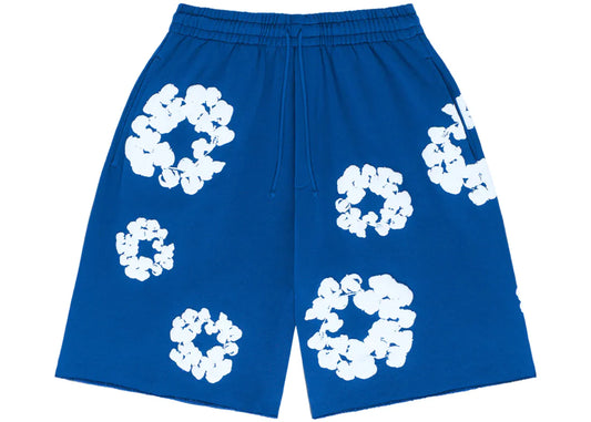 Denim Tears The Cotton Wreath Shorts Navy