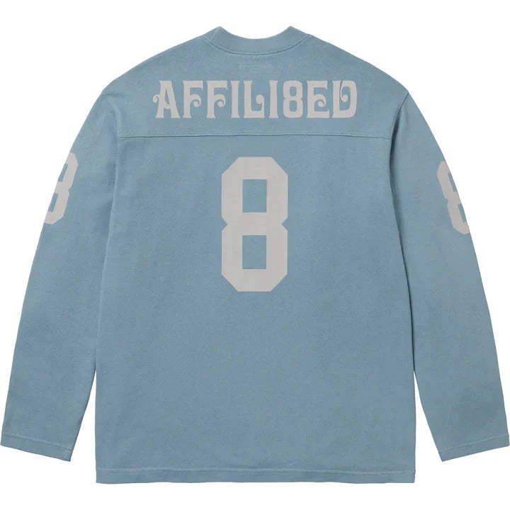 SUPREME AFFILIATED L/S FOOTBALL TOP SLATE