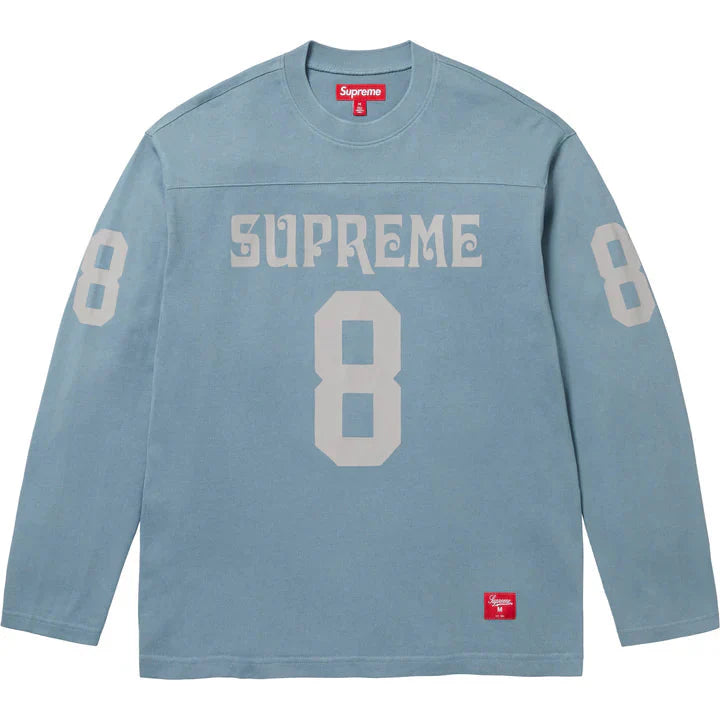 SUPREME AFFILIATED L/S FOOTBALL TOP SLATE