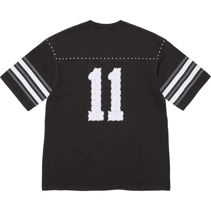Supreme Studded S/S Football Top Black