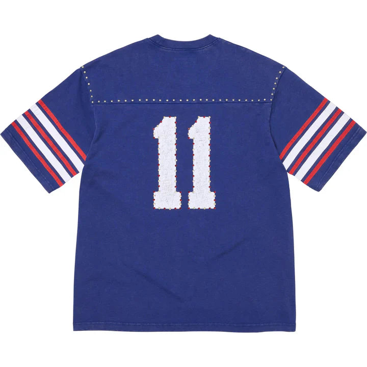 Supreme Studded S/S Football Top Blue
