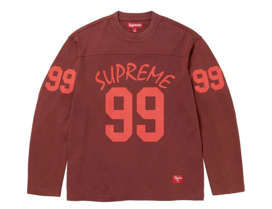 Supreme 99 L/S Football Top Red