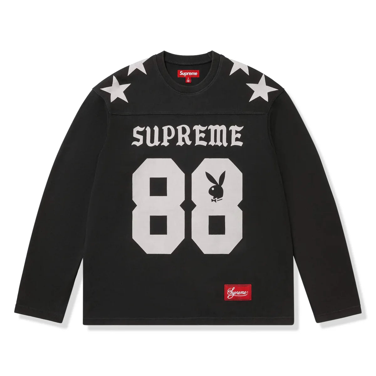 The Supreme x Playboy L/S Football Top Black