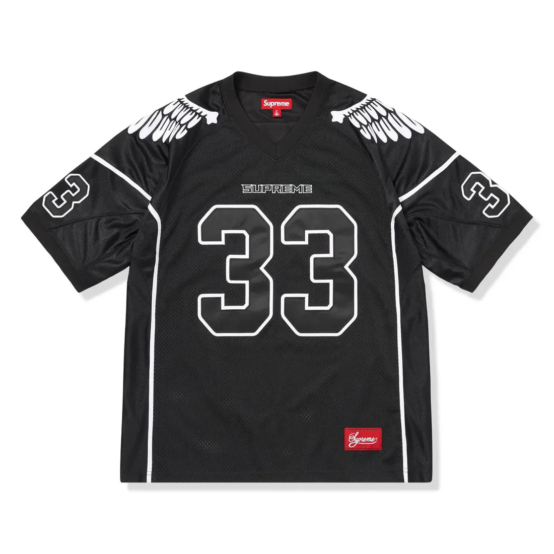 SUPREME WINGS FOOTBALL JERSEY BLACK
