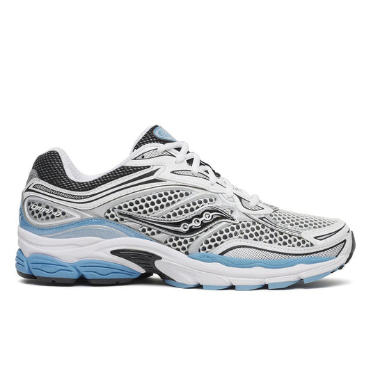 Saucony ProGrid Omni 9 Blissful Blue White running shoe, side view
