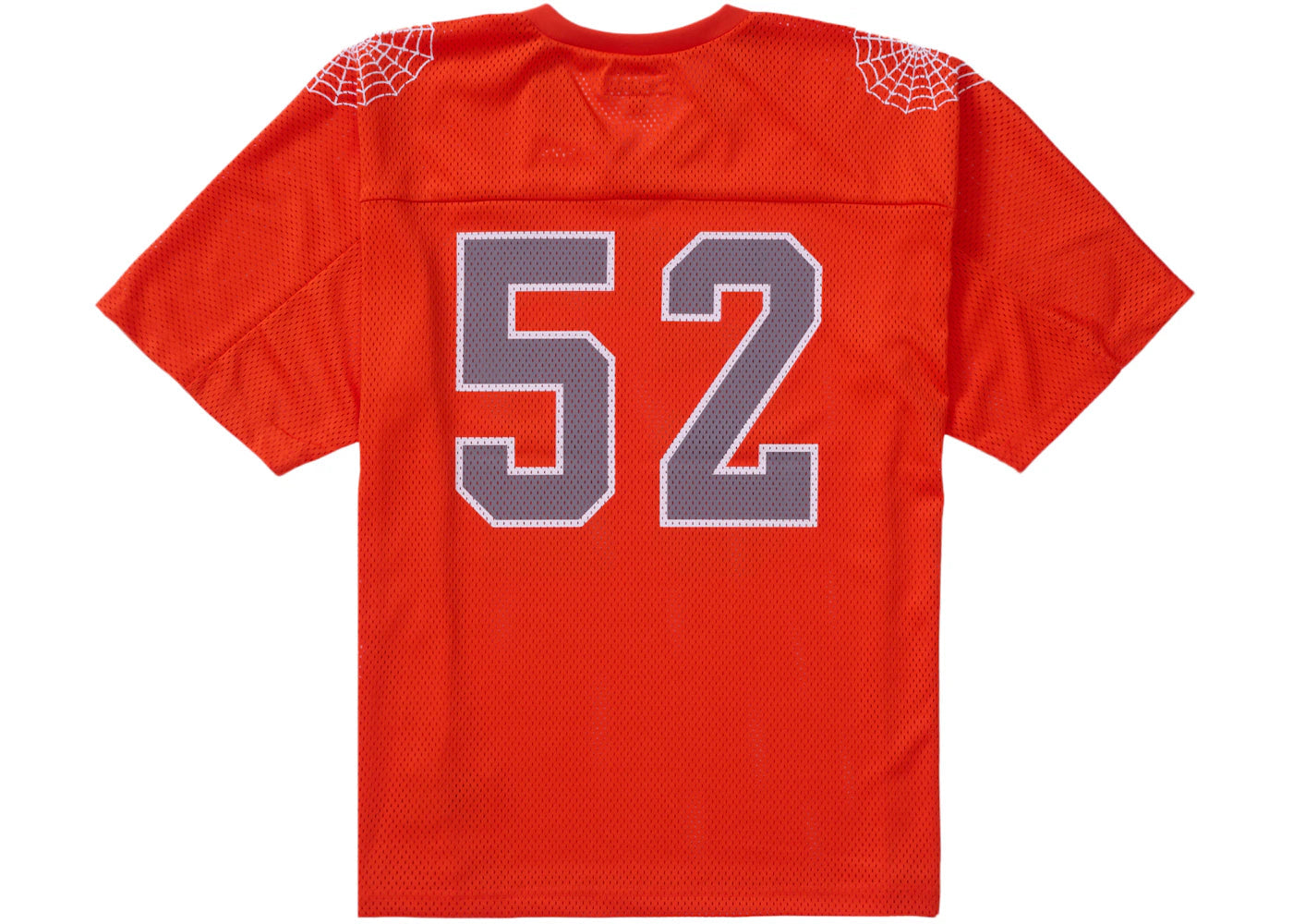 Supreme Spiderweb Football Jersey Orange