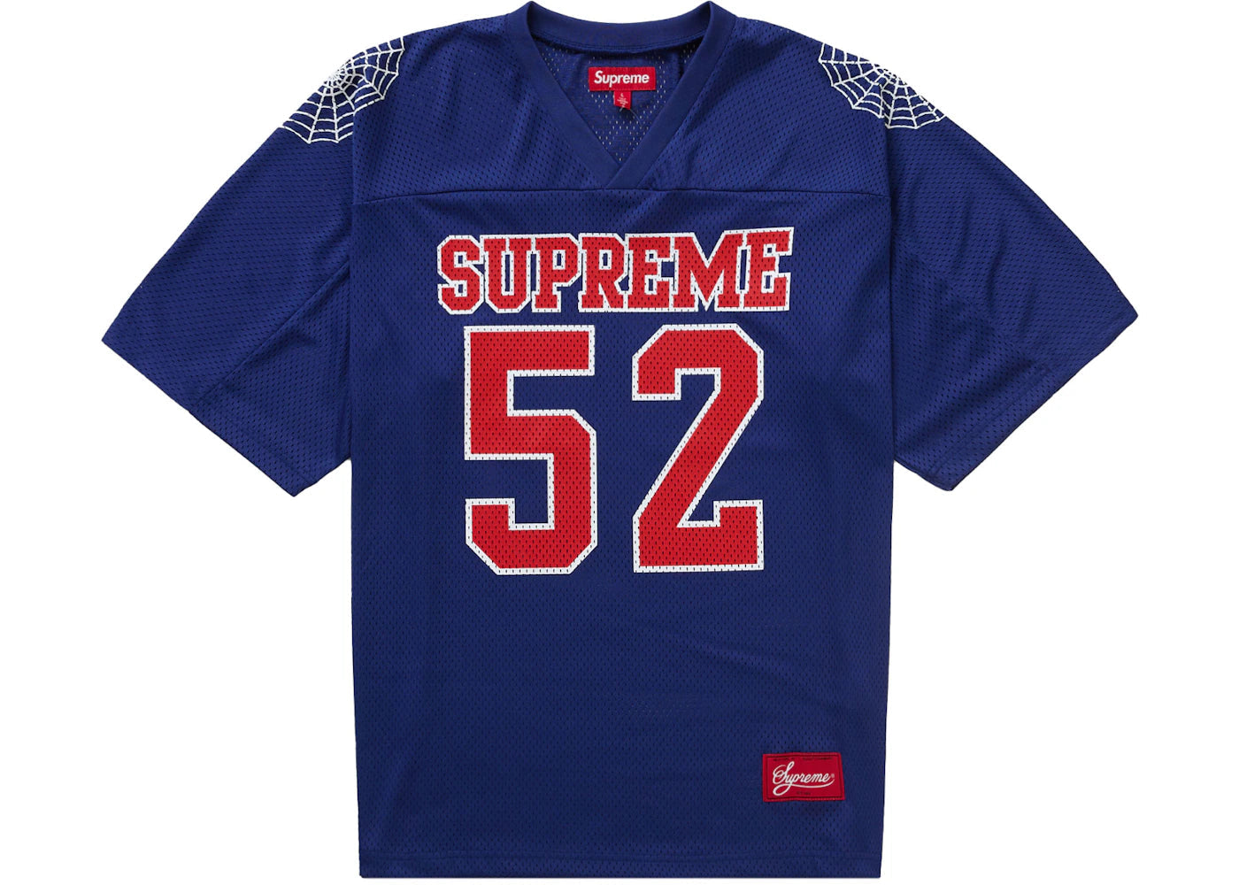 Supreme Spiderweb Football Jersey Blue