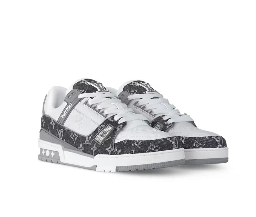 LV DENIM SNEAKERS GREY