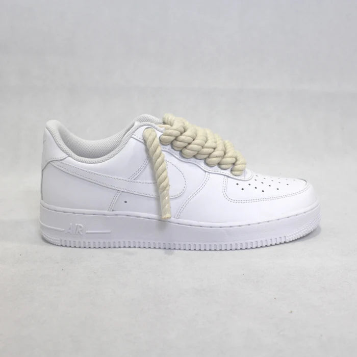 AIR FORCE 1 WHITE CREAM ROPE