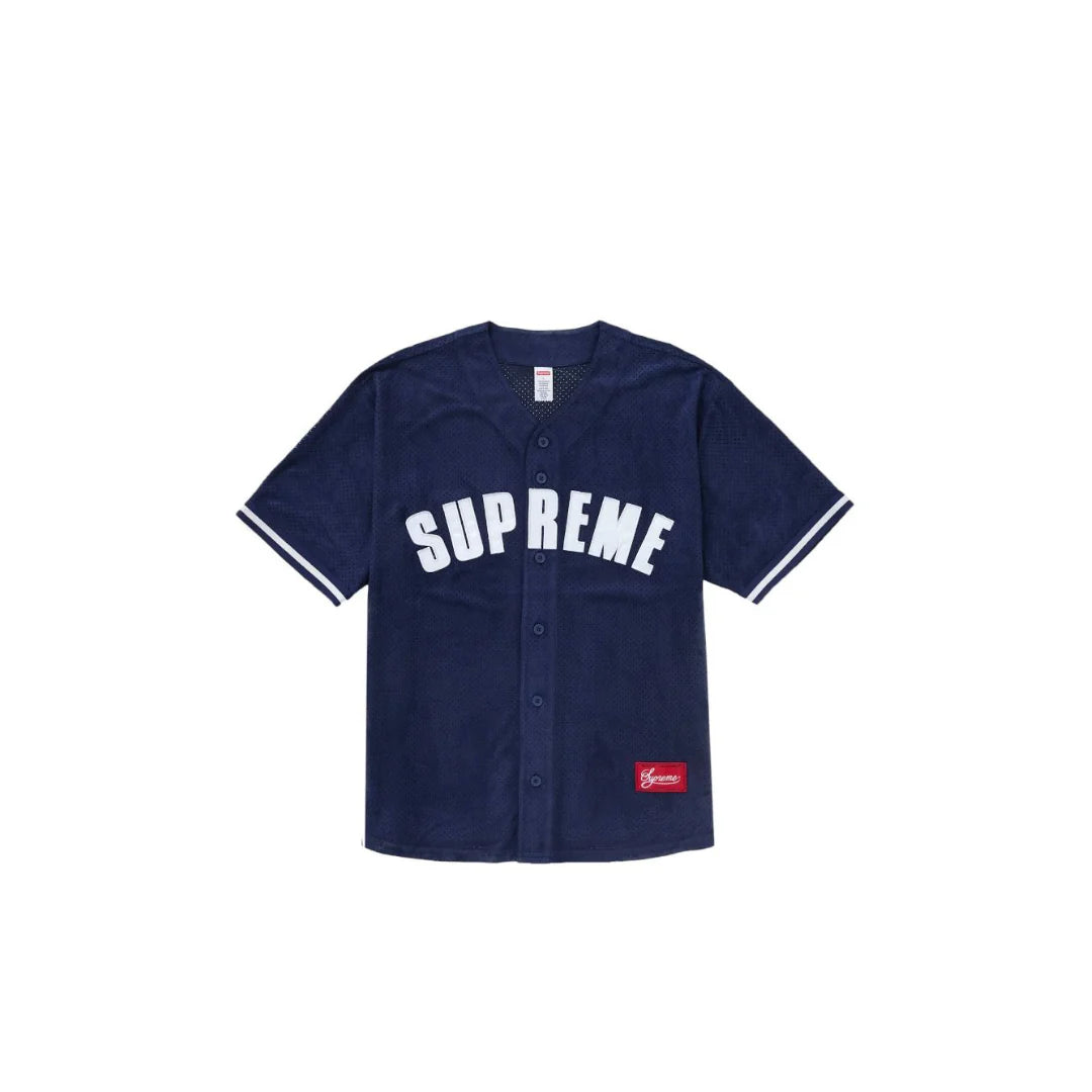 SUPREME MESH JERSEY NAVY