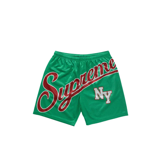 SUPREME BIG SCRIPT SHORT GREEN