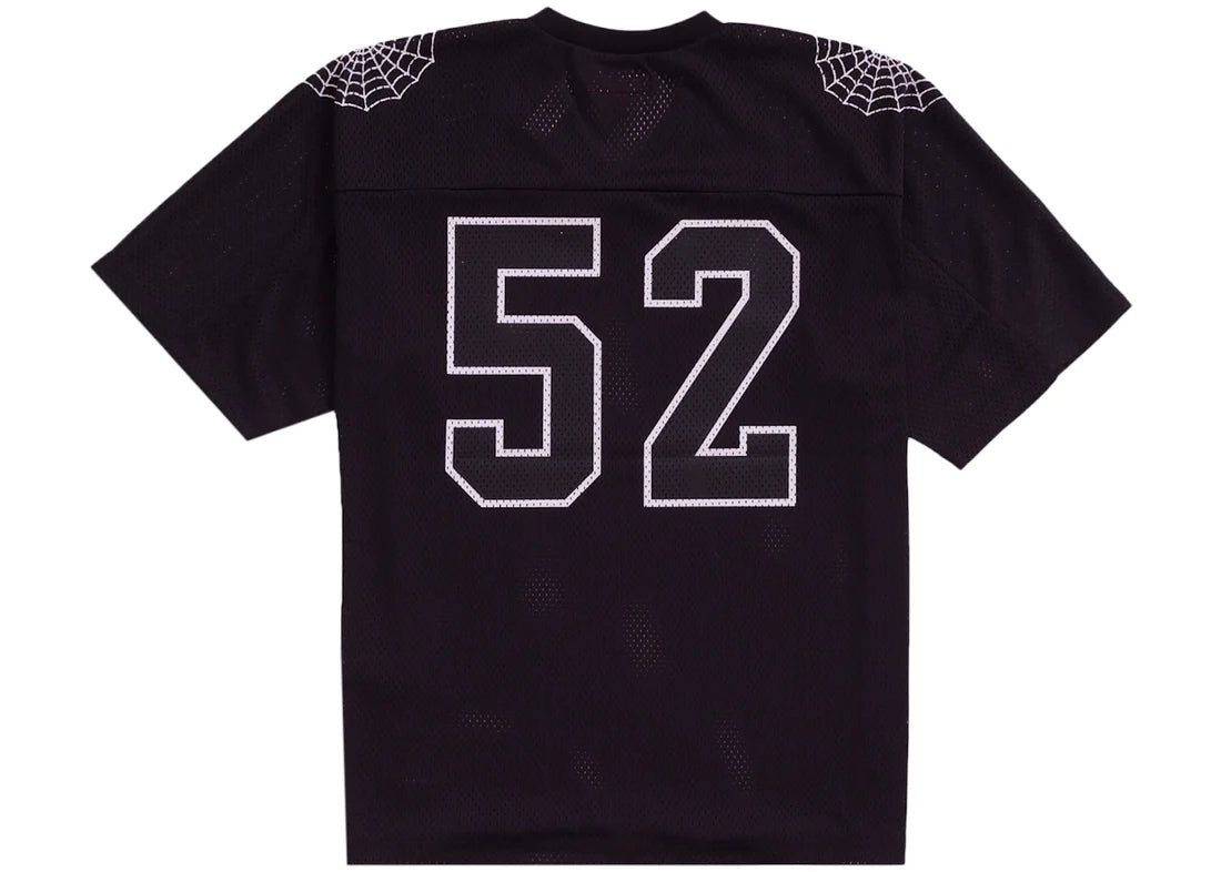 Supreme Spiderweb Football Jersey Black