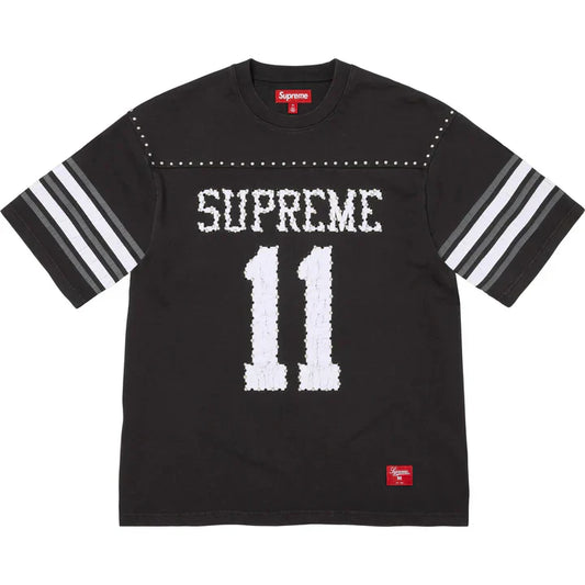 Supreme Studded S/S Football Top Black