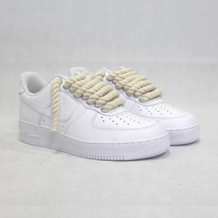 AIR FORCE 1 WHITE CREAM ROPE