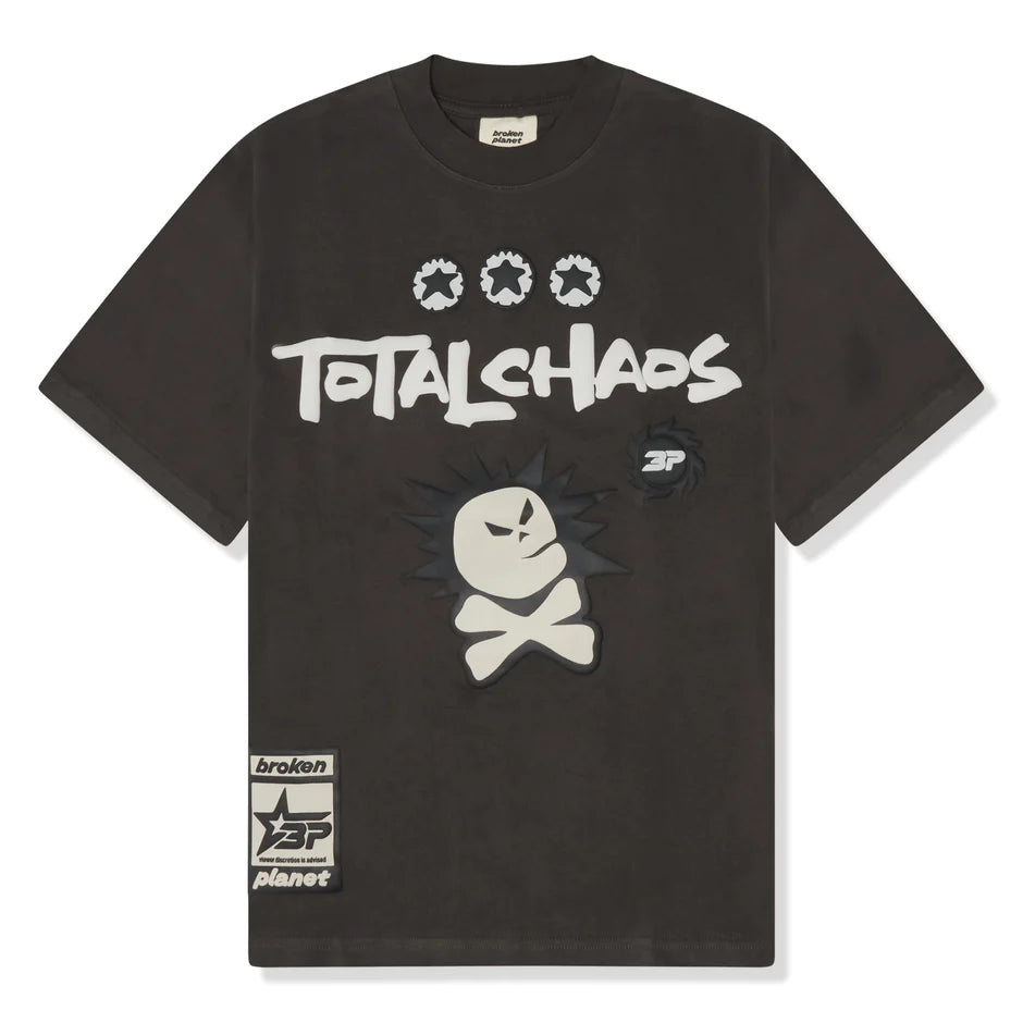 Broken Planet Total Chaos T-Shirt - Soot Black